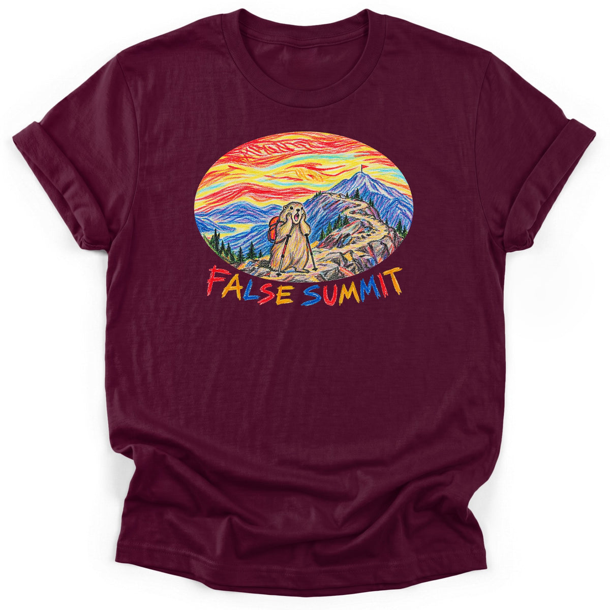 Sloth Hiking Club — maroon