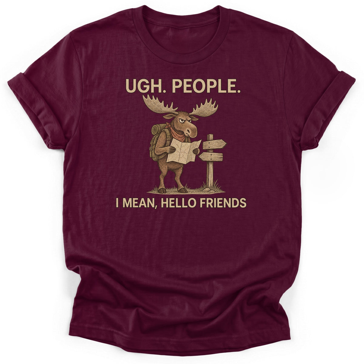 Sloth Hiking Club — maroon