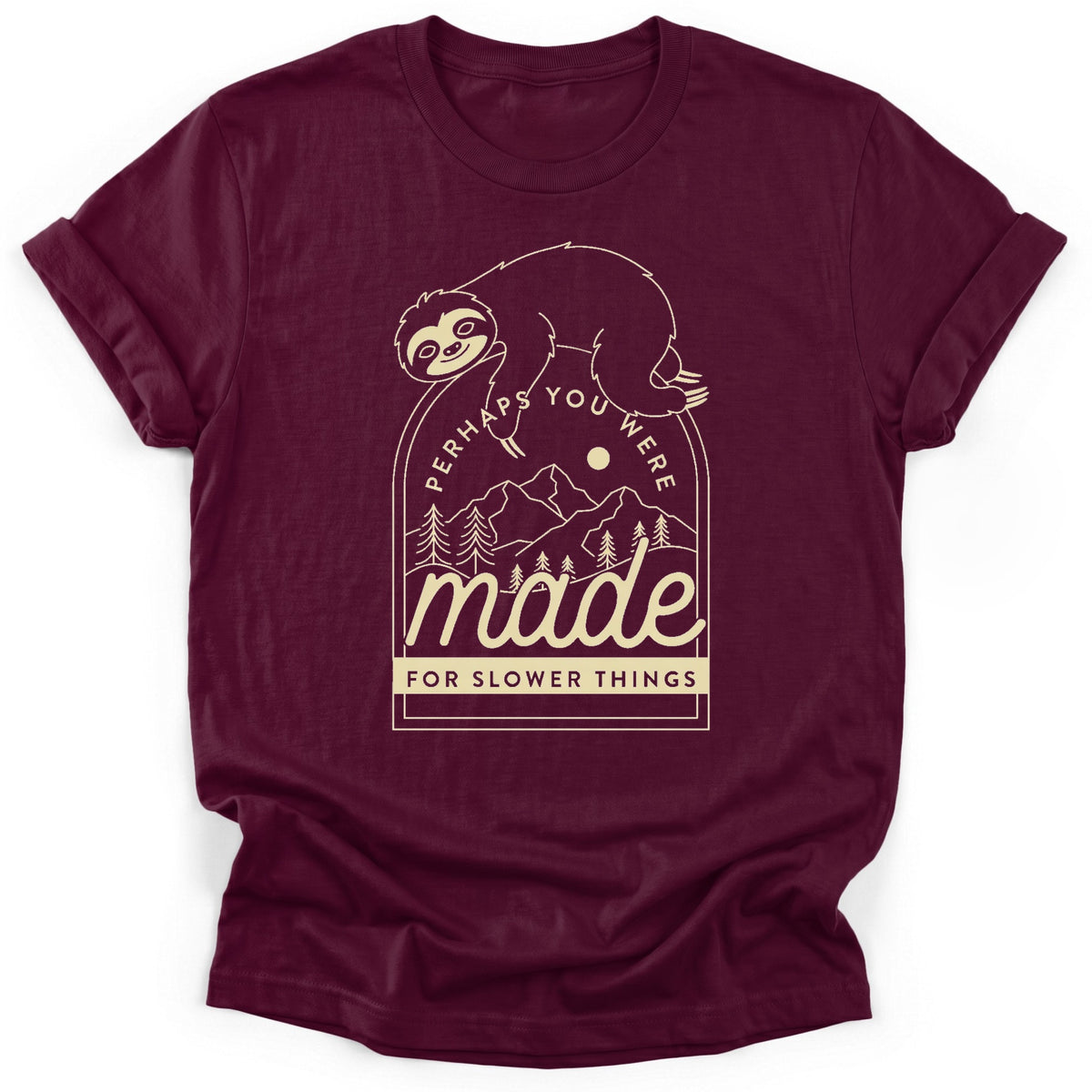 Sloth Hiking Club — maroon
