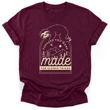 Sloth Hiking Club — maroon