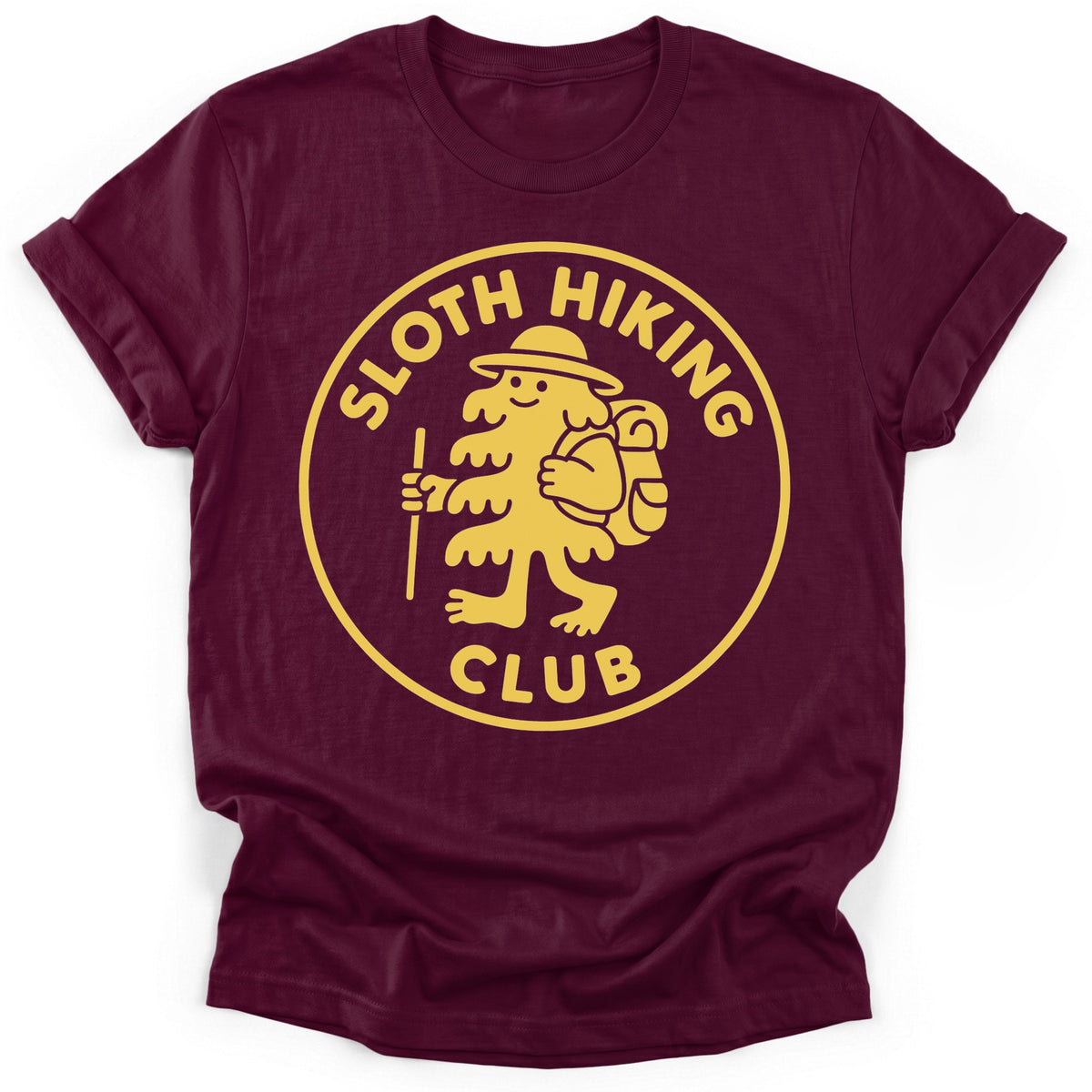 Sloth Hiking Club — maroon