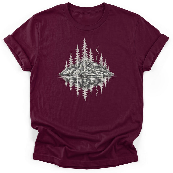 Cabin Island Mirror T-Shirt