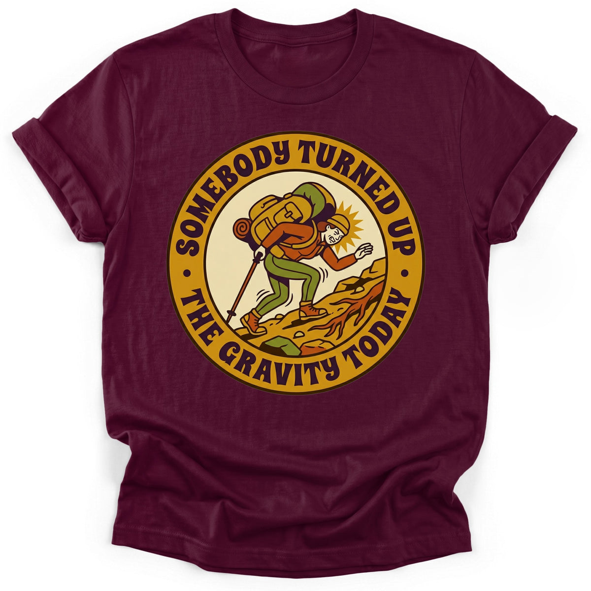 Sloth Hiking Club — maroon