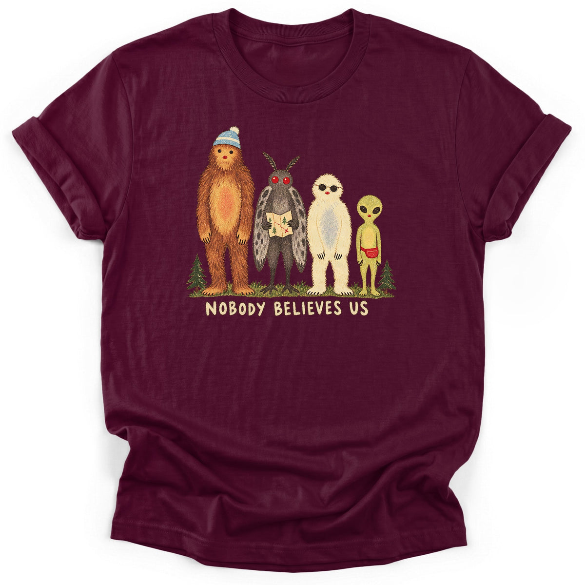 Sloth Hiking Club — maroon