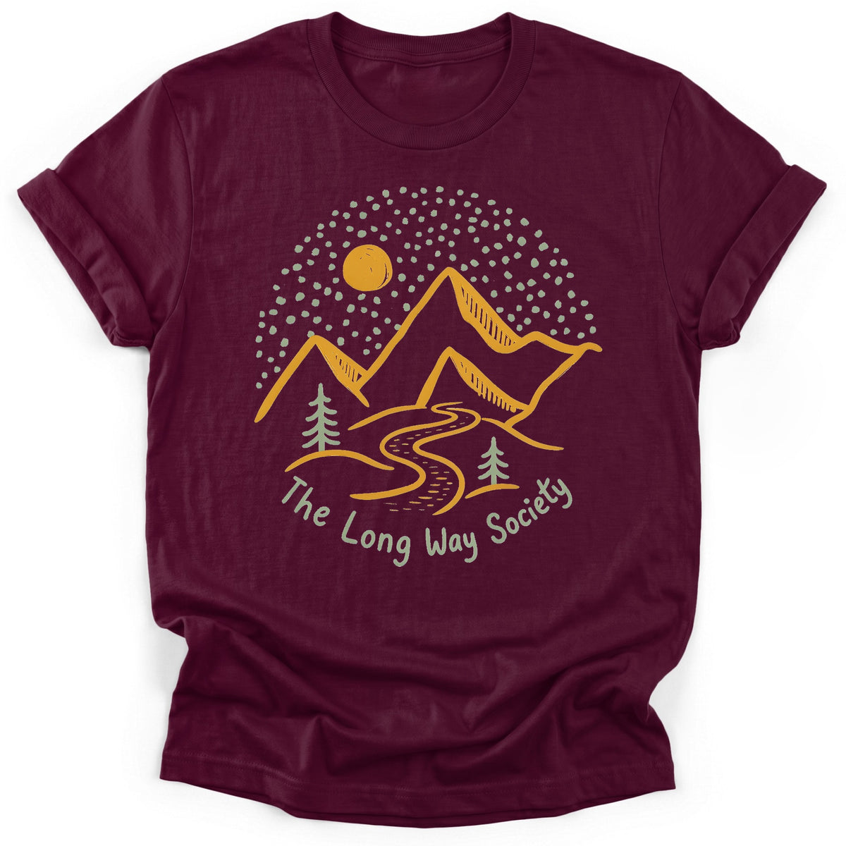 Sloth Hiking Club — maroon