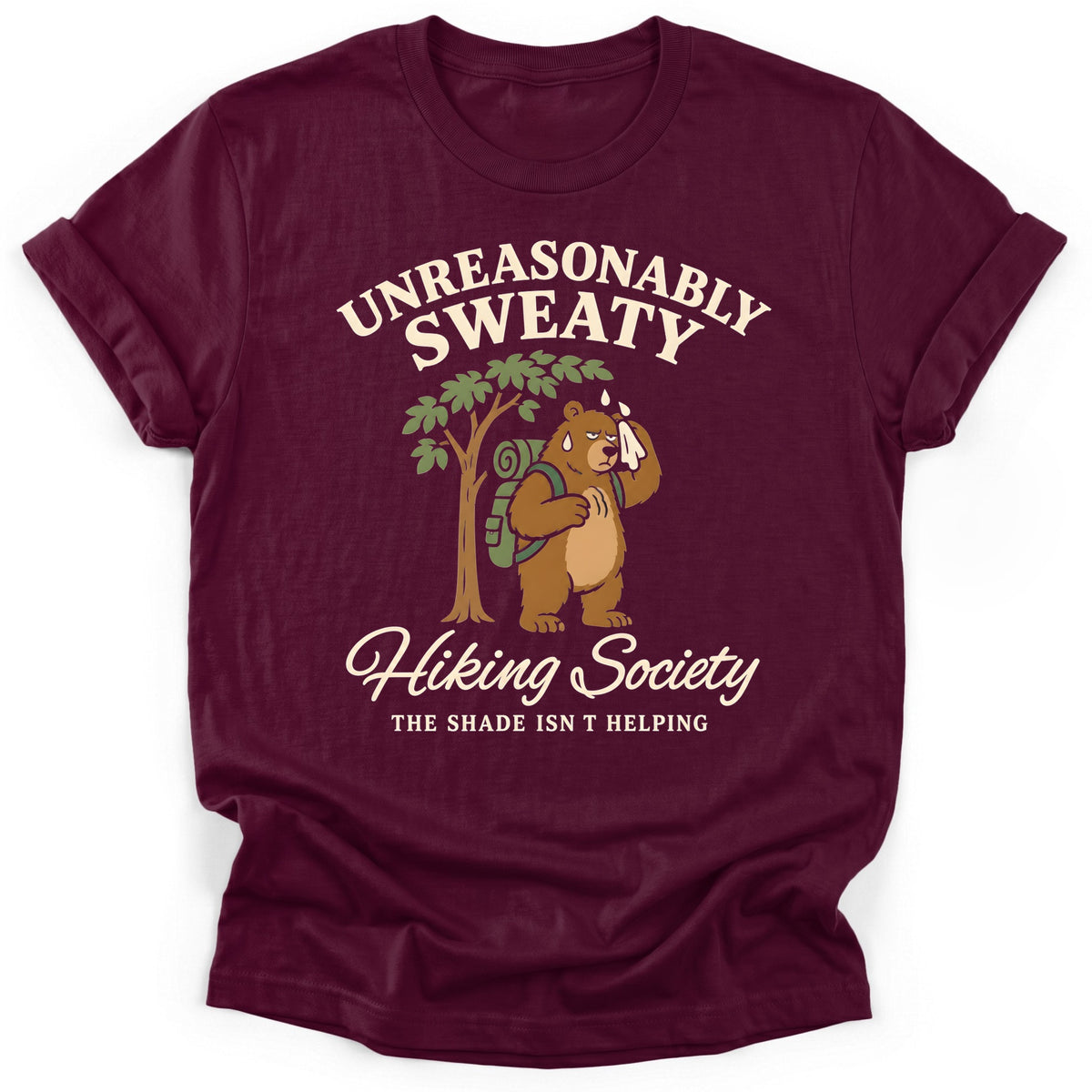 Sloth Hiking Club — maroon
