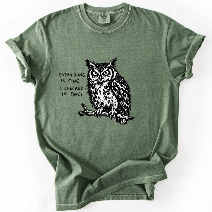 Everything Is Fine I Checked 14 Times T-Shirt