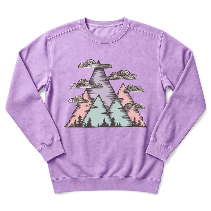 Pastel Peaks Sweatshirt
