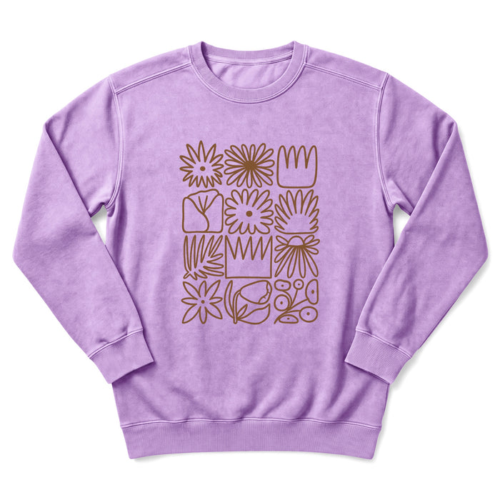 Flower Block Sweatshirt