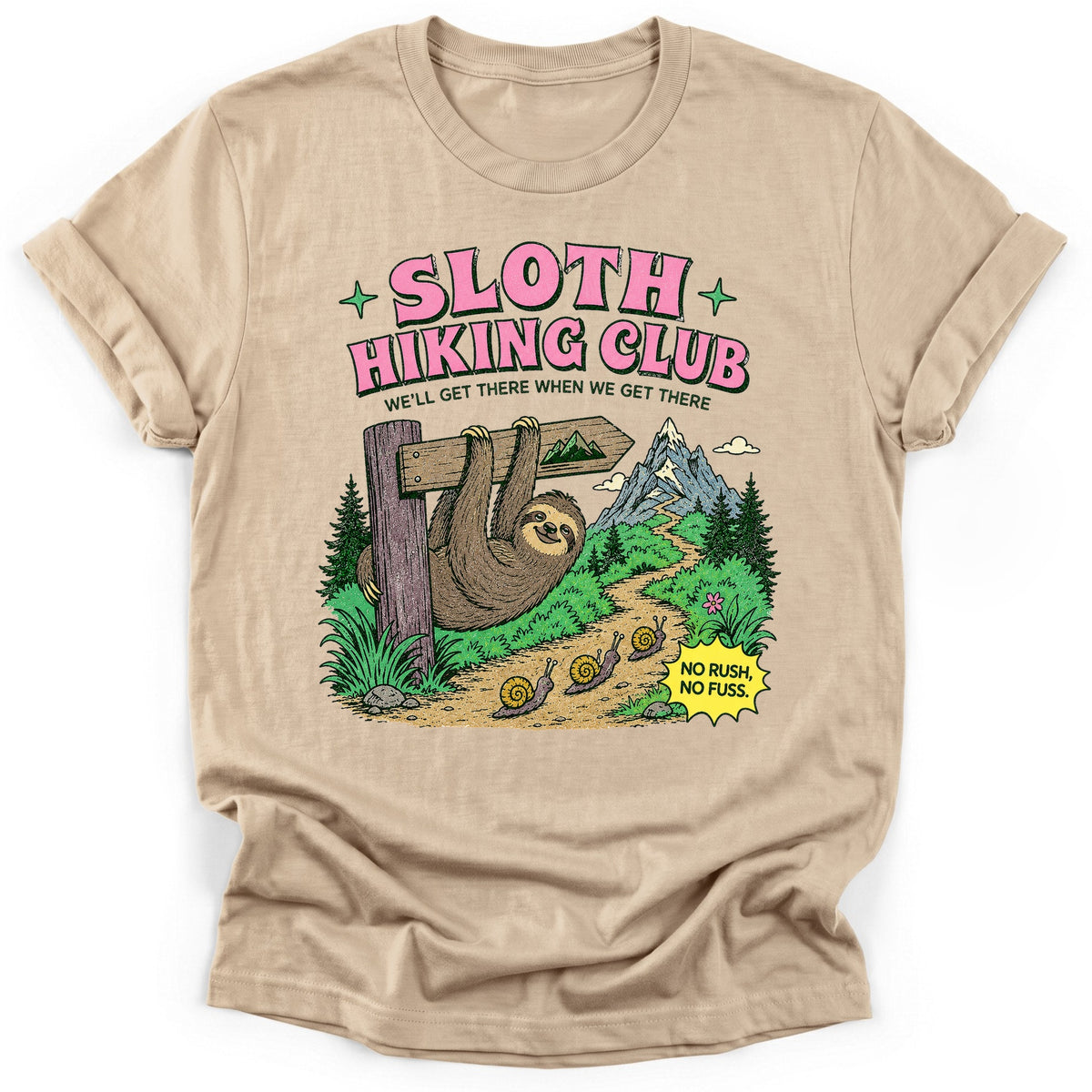 Sloth Hiking Club — sand