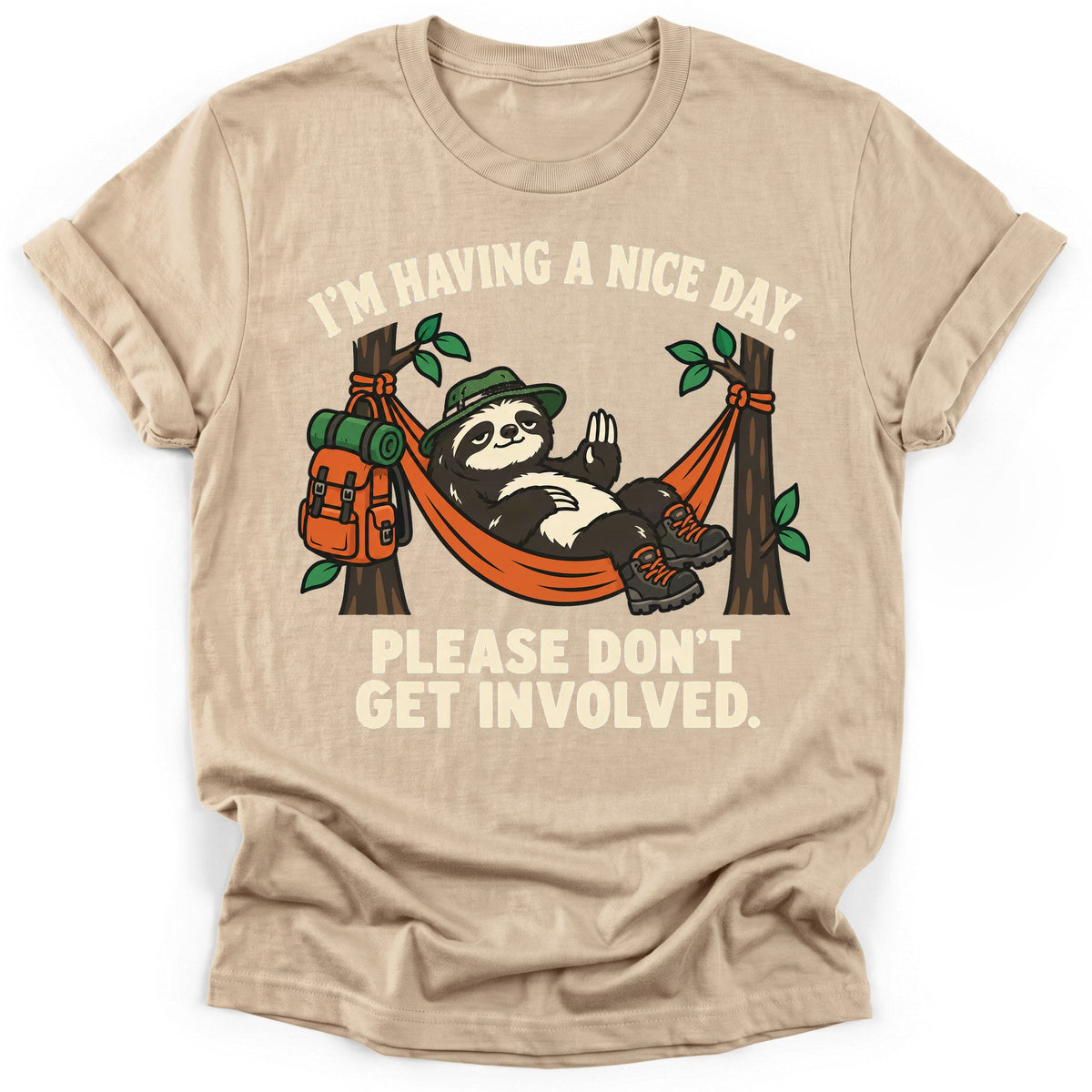 Sloth Hiking Club — sand