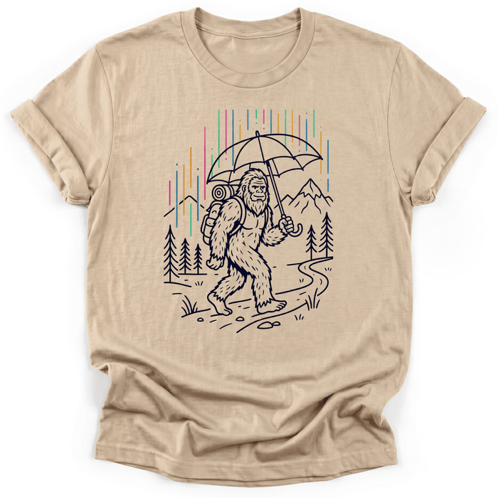 Raining Bigfoot T-Shirt