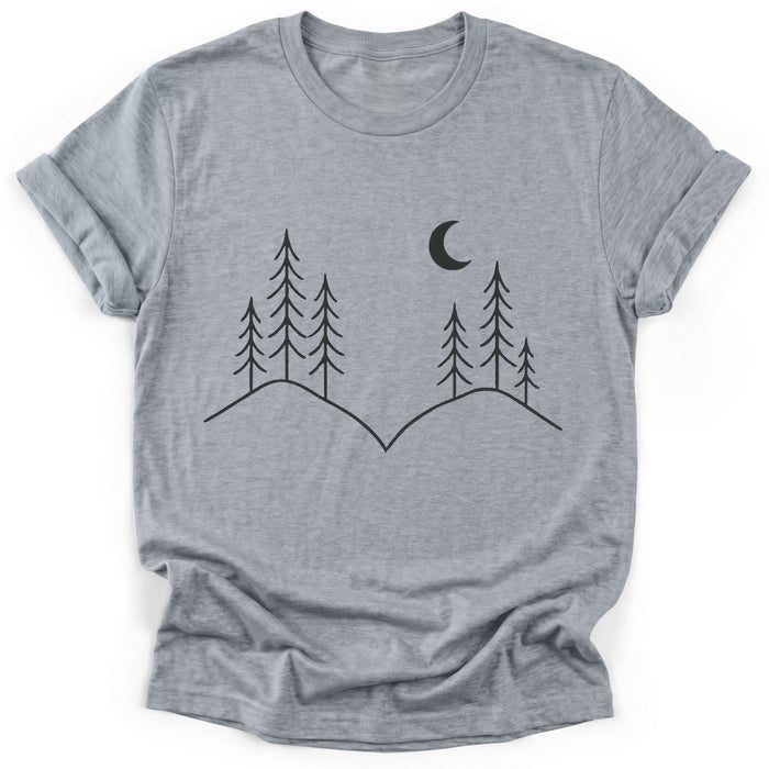 Minimal Mountain Peaks T-Shirt