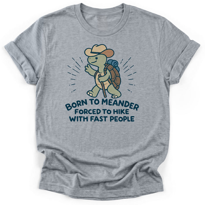 Born To Meander Turtle T-Shirt